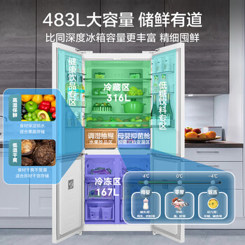 美的BCD-483WSPZM(E)冰箱如何呢？质量评分好么