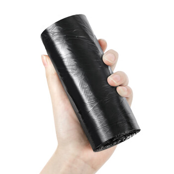 Sodolike尚岛背心垃圾袋150只1.2丝黑色50*65cm*5卷点断加厚手提大垃圾袋