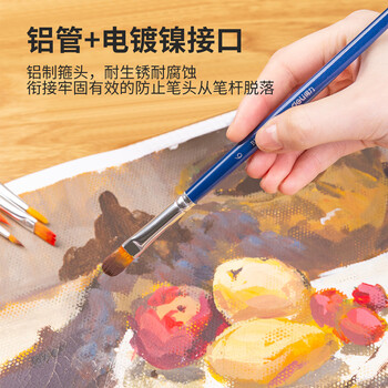 得力(deli)6支装画笔套装学生艺考手绘专业级大师(水粉丙烯油画水彩颜料)画笔套装73885热门商品 得力(deli)6支装画笔套装学生艺考手绘专业级大师(水粉丙烯油画水彩颜料)画笔套装73885热门商品