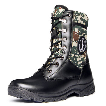 3515火箭作战靴军勾战靴迷彩作战靴男高帮防护靴耐磨训练鞋陆战靴战术