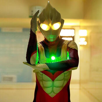 野生奥特曼活捉迪迦连体衣紧身发光cos男孩冬装儿童大人圣诞节表演服