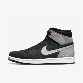 耐克 nike air jordan 1 aj1黑灰 防水 3m反光 高帮休闲篮球鞋 db2889