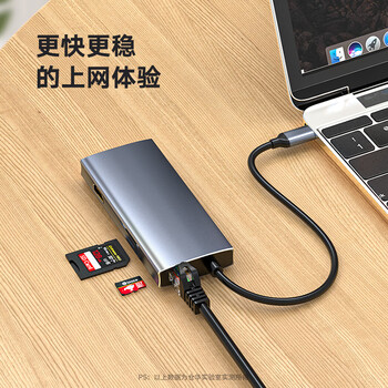 CangHua Type-C扩展坞iPadPro苹果15/16/17电脑MacBook华为笔记本USB-C转HDMI转换器拓展网口转接头分线器