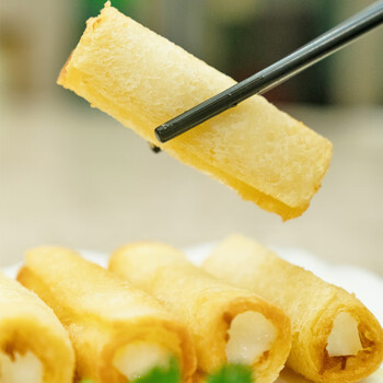 整箱万康脆皮奶卷6盒/216条顺德炸牛奶炸鲜奶卷点心