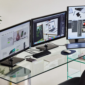 贝尔金（BELKIN）扩展坞 苹果笔记本支架电脑拓展坞 DP/HDMI口3屏4K投屏 15合1 Type-C扩展 兼容雷电充电器 INC007 