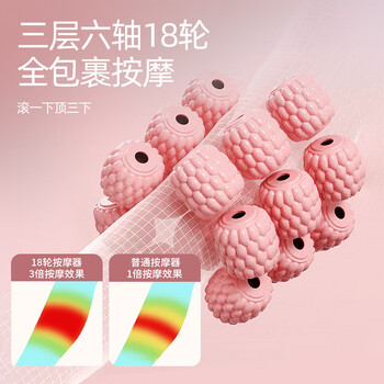 PROIRON普力艾 18轮环形腿部按摩器滚轮瘦腿神器大小腿肌肉放松泡沫轴 蓝 PROIRON普力艾 18轮环形腿部按摩器滚轮瘦腿神器大小腿肌肉放松泡沫轴 蓝