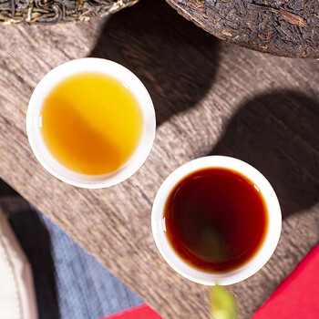 中茶普洱茶叶礼盒生茶熟茶组合茶叶龙票+凤票普洱礼盒714g送礼礼物