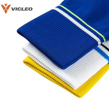 维克利奥VICLEO儿童足球袜过膝高筒青少年毛巾底防滑专业训练长筒袜V621363白色袜底长18-20CM