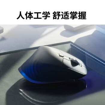 罗技（Logitech）大师系列 MX Master 3S 无线蓝牙鼠标 人体工学 办公 静音鼠标 高端 珍珠白 带无线接收器