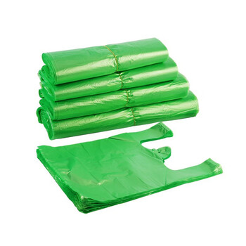 蔬菜袋超市购物袋马夹袋方便袋大小号背心袋一次性垃圾袋子 500个装