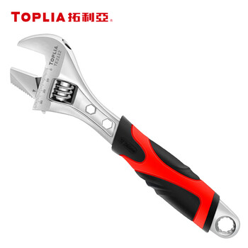 拓利亚活动扳手万能活口开口多功能工业12寸管活两用活扳手307mmTE2112