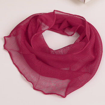 新品脖套女薄款夏天百搭围脖套头女春秋网纱小丝巾防晒护颈椎脖子薄款