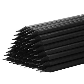 三木(SUNWOOD) 名匠系列 12支2B六角杆黑木铅笔/考试涂卡/绘图/书写笔 MC61