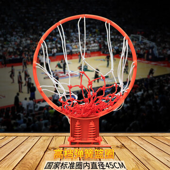 兵戎标准篮球框挂式篮球板篮圈户外弹簧篮球筐壁挂式篮球架篮框比赛