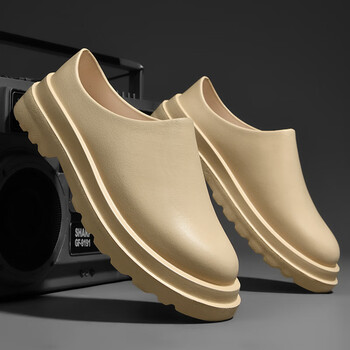 小回力家雨鞋男士夏季防水防滑耐磨时尚雨靴厨师水鞋男款钓鱼胶鞋短筒