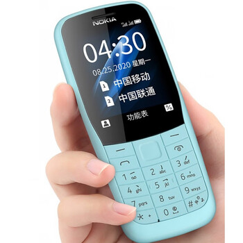 nokia/诺基亚 220 4g通怀旧经典款学生专用机 黑色(4g移动wifi 热点)