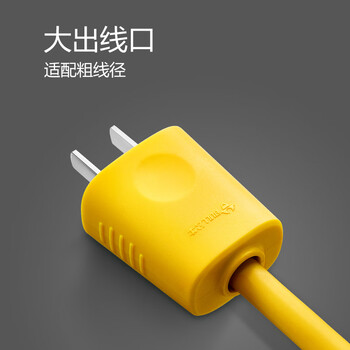 公牛（BULL）二脚10A插头摔不烂电源插座/无线/自行接线 GNT-10L4S(独立盒装)