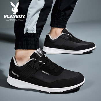 playboy/花花公子旗舰店跑步鞋运动休闲鞋男2018秋季新品韩版潮鞋青年