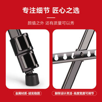 中盛画材可折叠画架素描便携写生成人儿童金属画板架子写生油画三角架子展示脚装饰初学画具画材美术用品