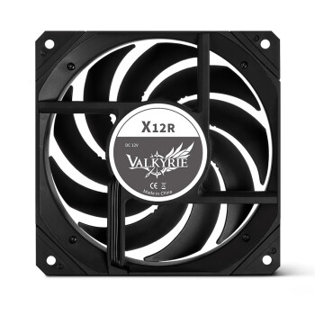 瓦尔基里(VALKYRIE）X12R VK FDB轴承 扇叶二次动平衡 易理线设计 12CM机箱风扇 4Pin PWM ARGB灯效 