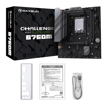 铭瑄（MAXSUN）MS-挑战者B760M 电脑游戏主板支持 CPU 13400F/12400F（Intel B760/LGA 1700）