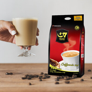 中原G7三合一速溶咖啡1600g (16gx100条） 越南进口