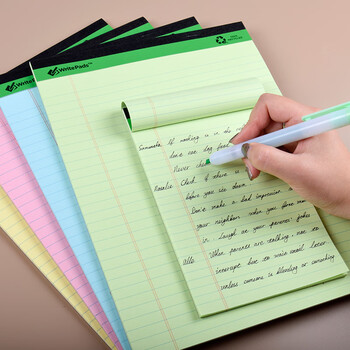 凯萨(KAISA)A4拍纸本彩色内页 50张上翻记事本legalpad笔记本子4本装KS10386 凯萨(KAISA)A4拍纸本彩色内页 50张上翻记事本legalpad笔记本子4本装KS10386