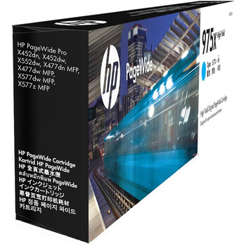 惠普（HP）L0S00AA 975X 蓝盒高容 适用页宽打印机577dw/577z/477dw 552dw 452dw P55250dw P57750dw