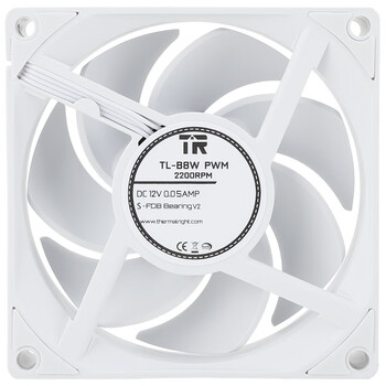 Thermalright(利民) TL-B8W 8cm性能风扇白色风扇 S-FDB V2轴承 8cm机箱风扇4pin PWM 2200转速 Thermalright(利民) TL-B8W 8cm性能风扇白色风扇 S-FDB V2轴承 8cm机箱风扇4pin PWM 2200转速