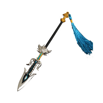 斗破苍穹周边昊天锤刀扣武魂徽章合金模型玩具摆件云冥擎天枪长约20cm