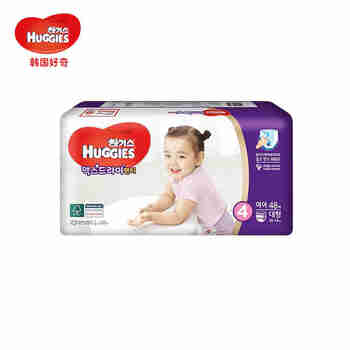 韩国好奇(Huggies) 超干爽成长裤 L48片 10-14kg 女宝