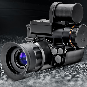 栗好嘉头戴夜视仪高清头戴数码夜视仪黑户外巡逻头盔头戴式双筒标配