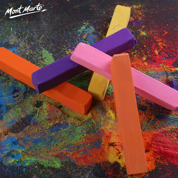 蒙玛特(Mont Marte)色粉笔12色 美术画画粉彩笔手绘彩绘绘画工具套装 易洗彩笔颜料专业粉彩棒画笔MMPT0004美术写生 蒙玛特(Mont Marte)色粉笔12色 美术画画粉彩笔手绘彩绘绘画工具套装 易洗彩笔颜料专业粉彩棒画笔MMPT0004美术写生