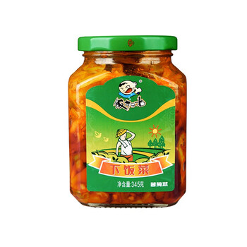 饭扫光下饭菜345g 罐装 下饭菜 咸菜腌制菜 佐餐小菜 1罐