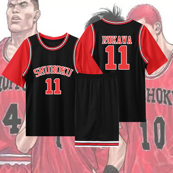 宾帛锦(binbojin) 灌篮高手篮球服樱木花道流川枫湘北球衣男女短袖