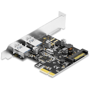 MOGEPCIE x1转双口USB3.0扩展卡PCI-E转两口USB Gen1转接卡 瑞萨NEC芯片 MC2010