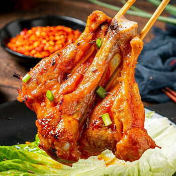 过师傅蝴蝶腿串湘西小串烤串户外烧烤调理腌制烤鸡腿1.