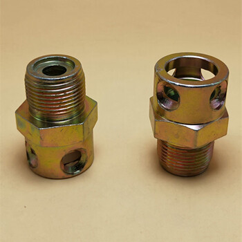 kj10液压支架配件煤矿转换快换接头高压外螺纹接头座 kj16母头-m30*1