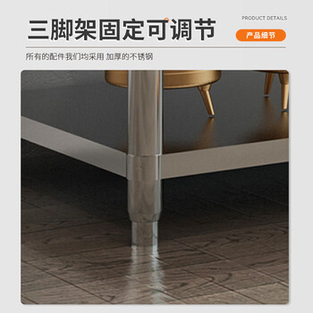 中伟不锈钢201保洁柜四门立柜推拉门储物柜厨房储藏柜可定制1.2m