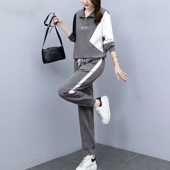 mdug素订棉麻女装素素品牌轻奢休闲运动套装女2022春秋季新款韩范时