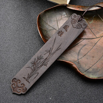 米兹MIEZ 紫光檀木质书签中国风特色创意礼品教师节礼物送老师同学生日礼物公司年会小礼品 风雅伴手礼 米兹MIEZ 紫光檀木质书签中国风特色创意礼品教师节礼物送老师同学生日礼物公司年会小礼品 风雅伴手礼