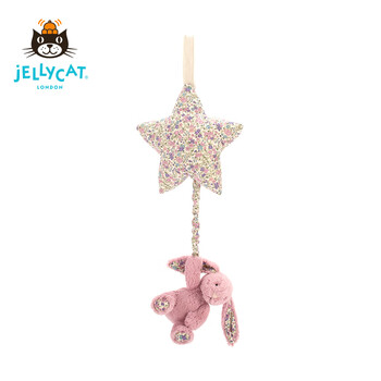 Jellycat 郁金香邦尼兔星星拉铃 毛绒玩具安抚睡觉玩偶生日礼物可爱公仔 郁金香邦尼兔星星拉铃 H28 X W19 CM【图片 价格 品牌 ...