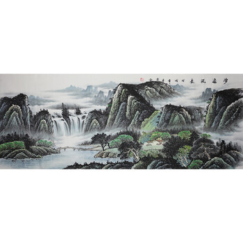 山水画家 韦准《源远流长》p39