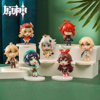 原神q版手办周边玩具动漫二次元游戏模型可爱公仔摆件盲盒人偶opp袋装