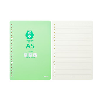 晨光（M&G）A5/20孔活页本芯横线活页本子替芯线圈纸活页笔记本替换内芯HA5A10A 100页/包
