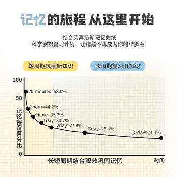 齐心（COMIX）英语活页错题本 小学初高中生通用改错笔记本B5/60张 考研中高考复习纠错作业英语本 DS-644