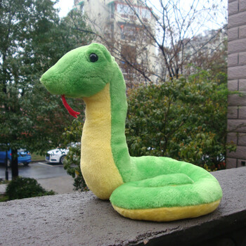 迪士尼蛇玩具布偶萌萌蛇毛绒玩具可爱布娃娃蛇公仔儿童宠物玩具生日送