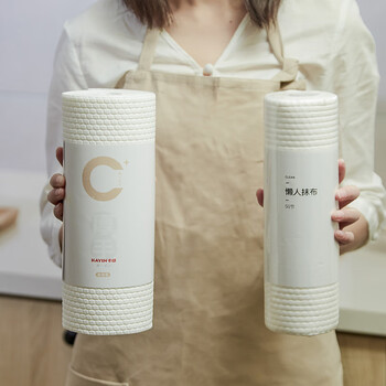 卡印  懒人一次性抹布食品级厨房用纸洗碗布300张生鲜油炸食品吸油水