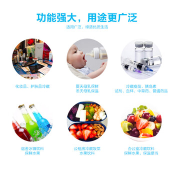 ICERS艾森斯PU保温箱20L医用冷藏箱户外两用冰箱配背带温度显示配6冰袋