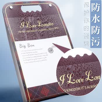 文谷（Wengu）A4多层分隔风琴包13格文件袋资料册试卷合同收纳大容量手提式学生必备